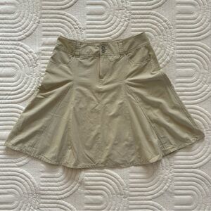 Royal Robbins khaki nylon skirt